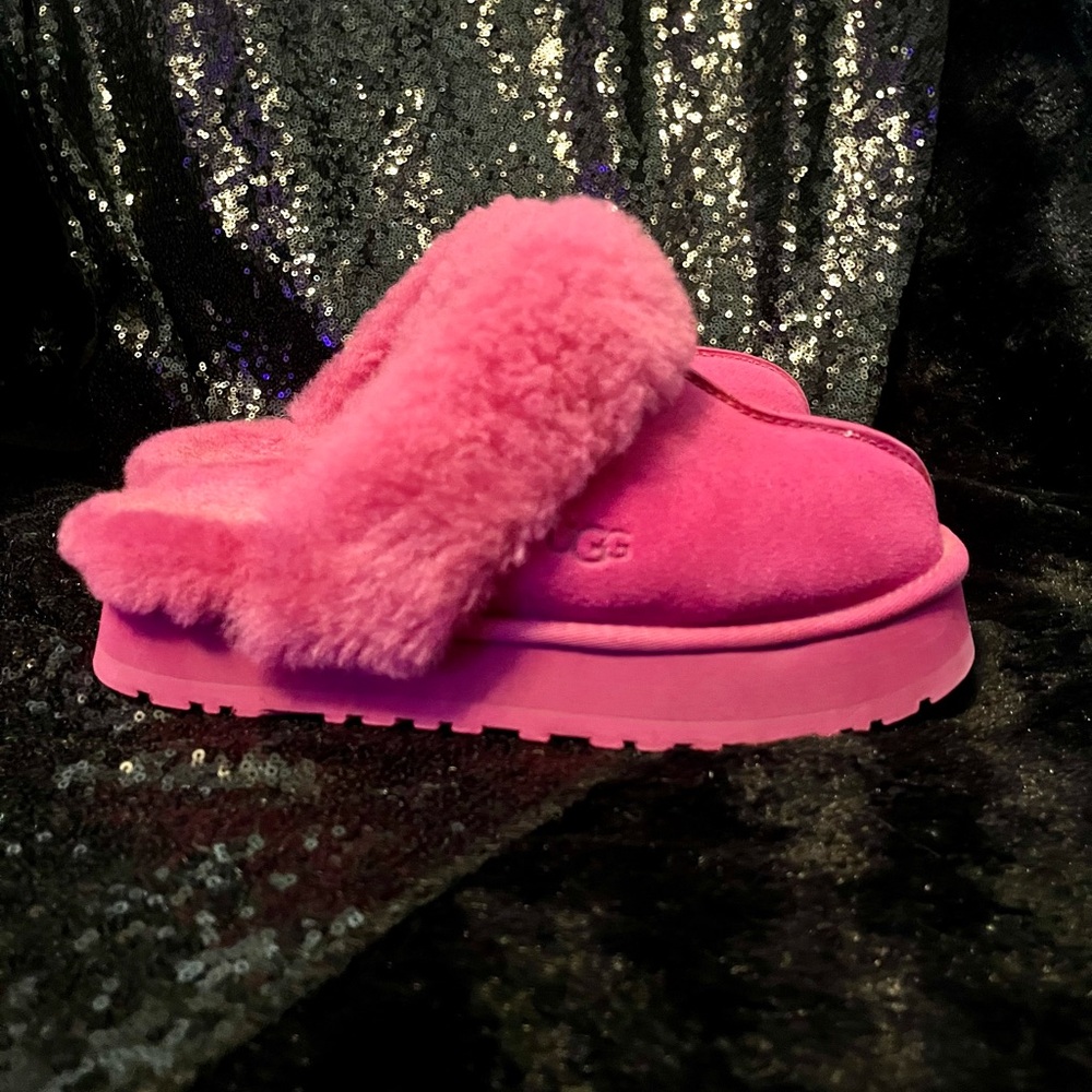 Dark Peony Ugg Diskette Slipper